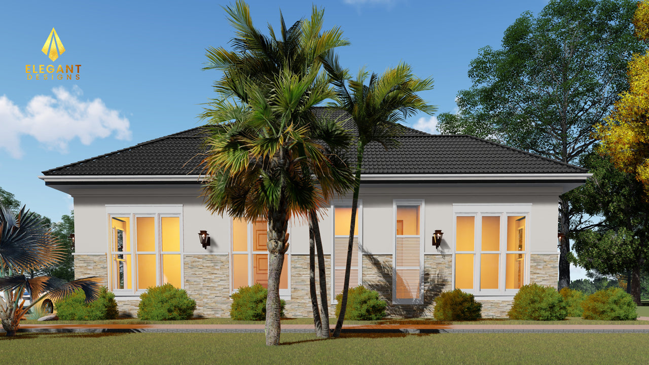 Classical 4-Bedroom House Design