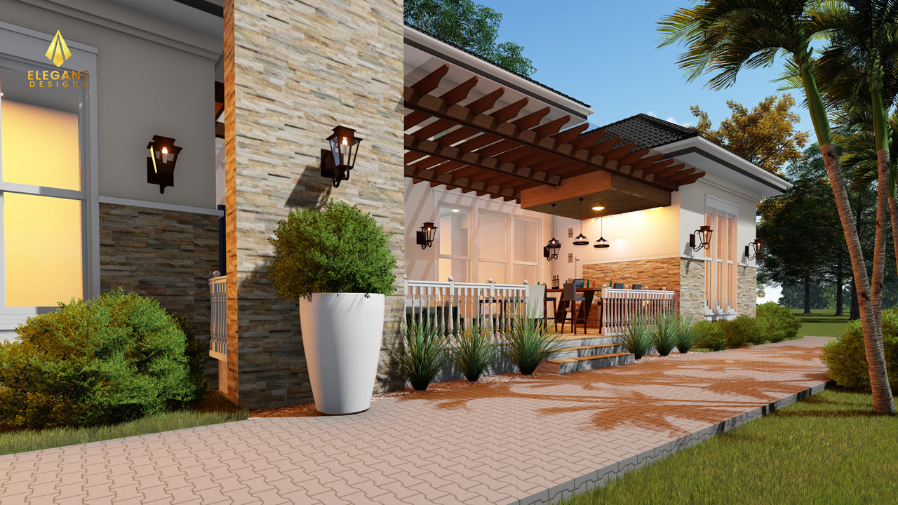 Classical 4-Bedroom House Design